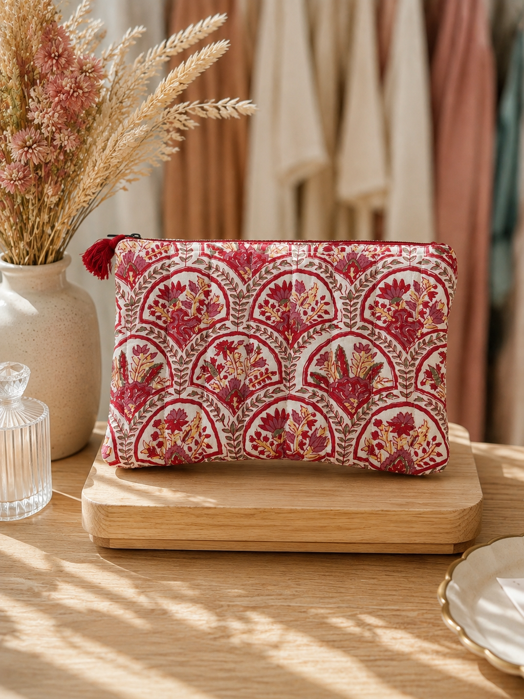 Pochette amour fleuri