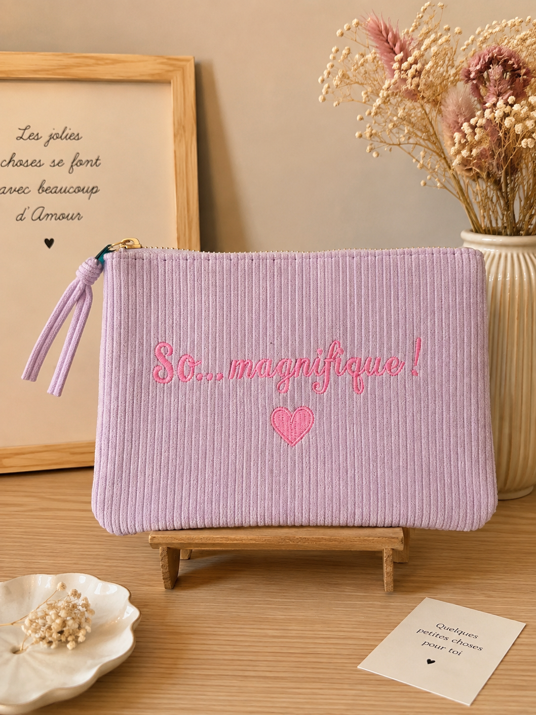 Pochette lila