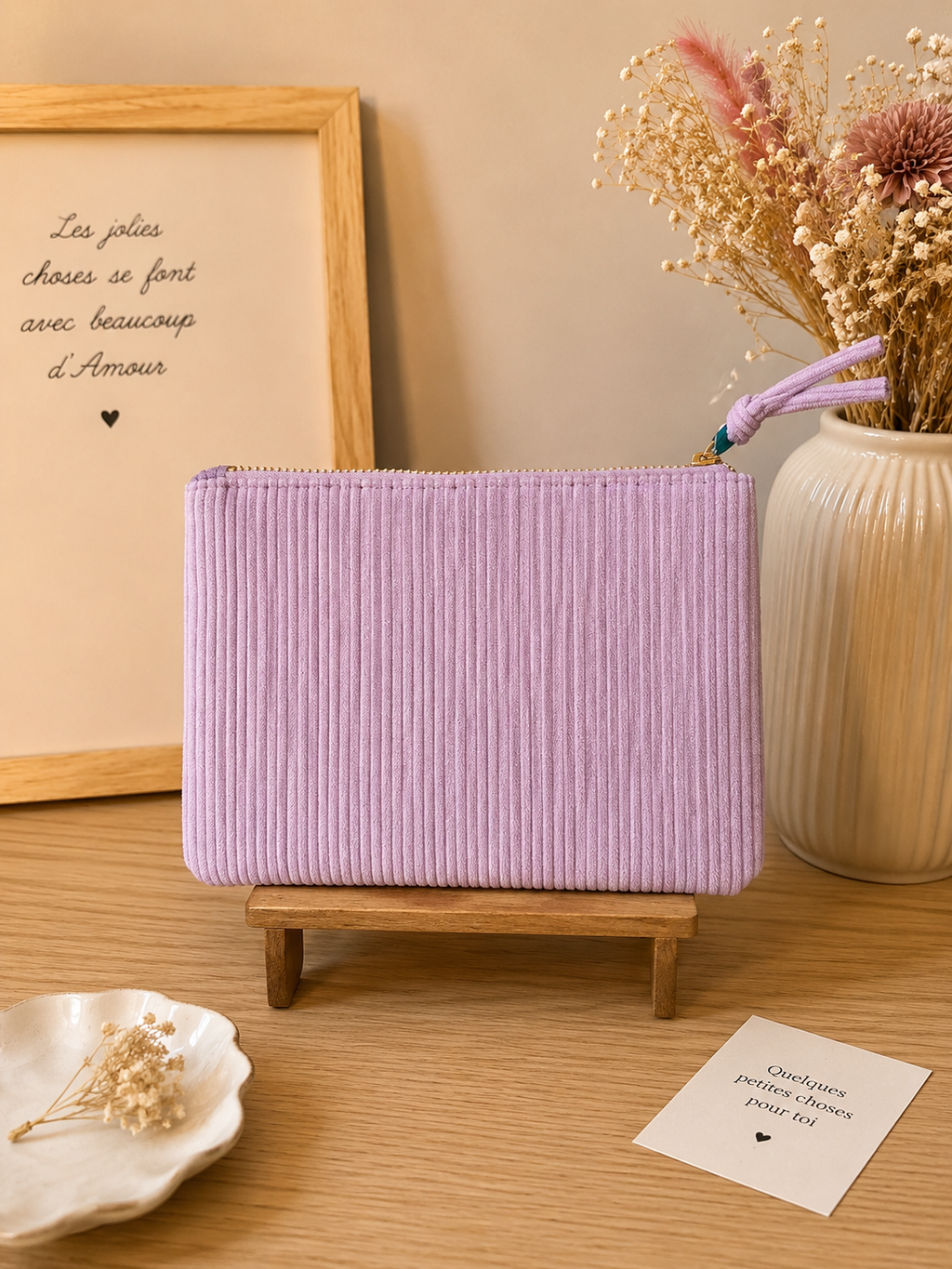 Pochette lila