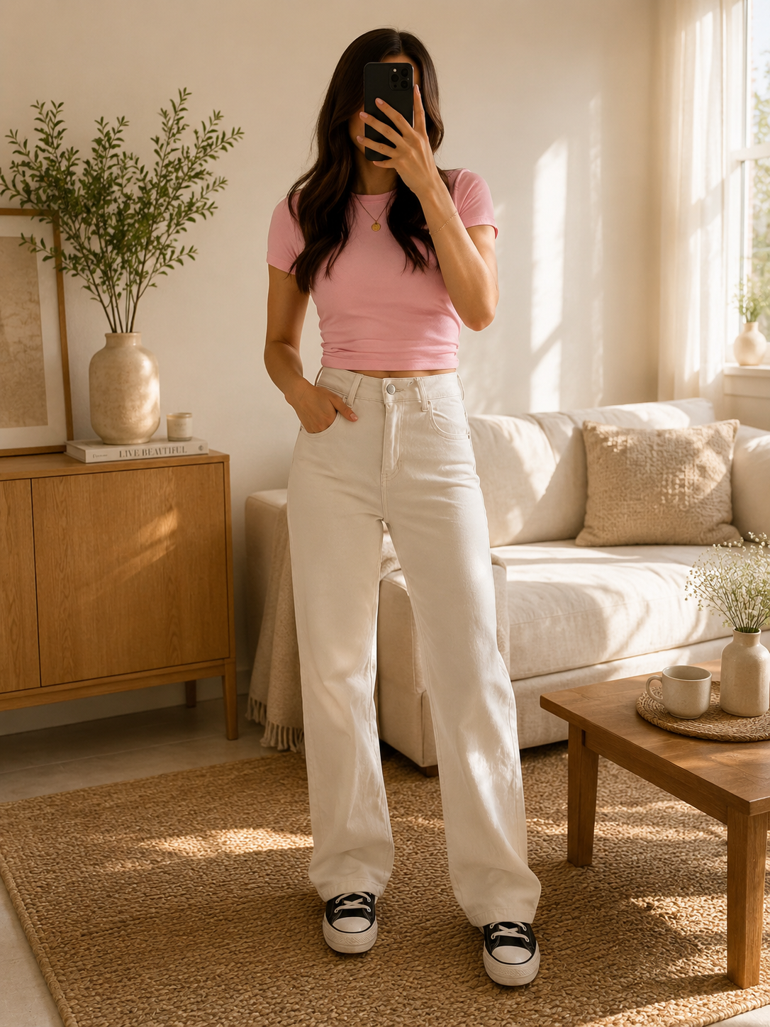 Jean beige