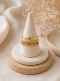 Bague douce étoile