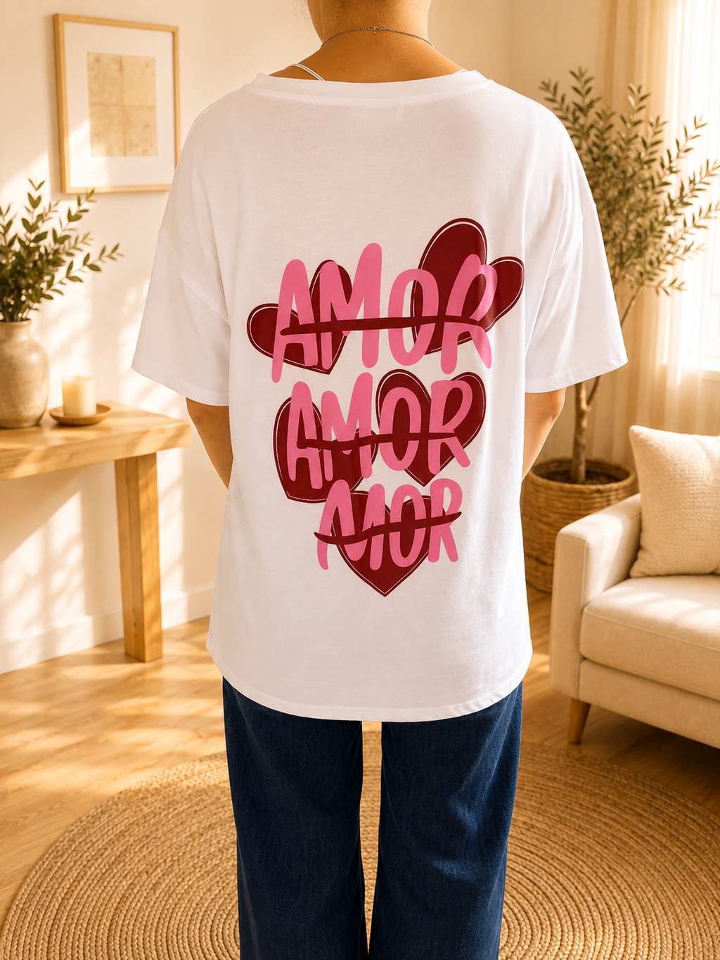 T-shirt Blanc Amor