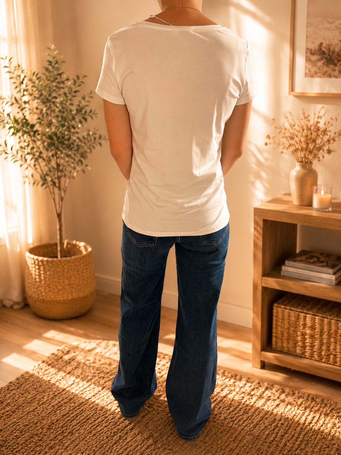 T-shirt Blanc "All you need is love"