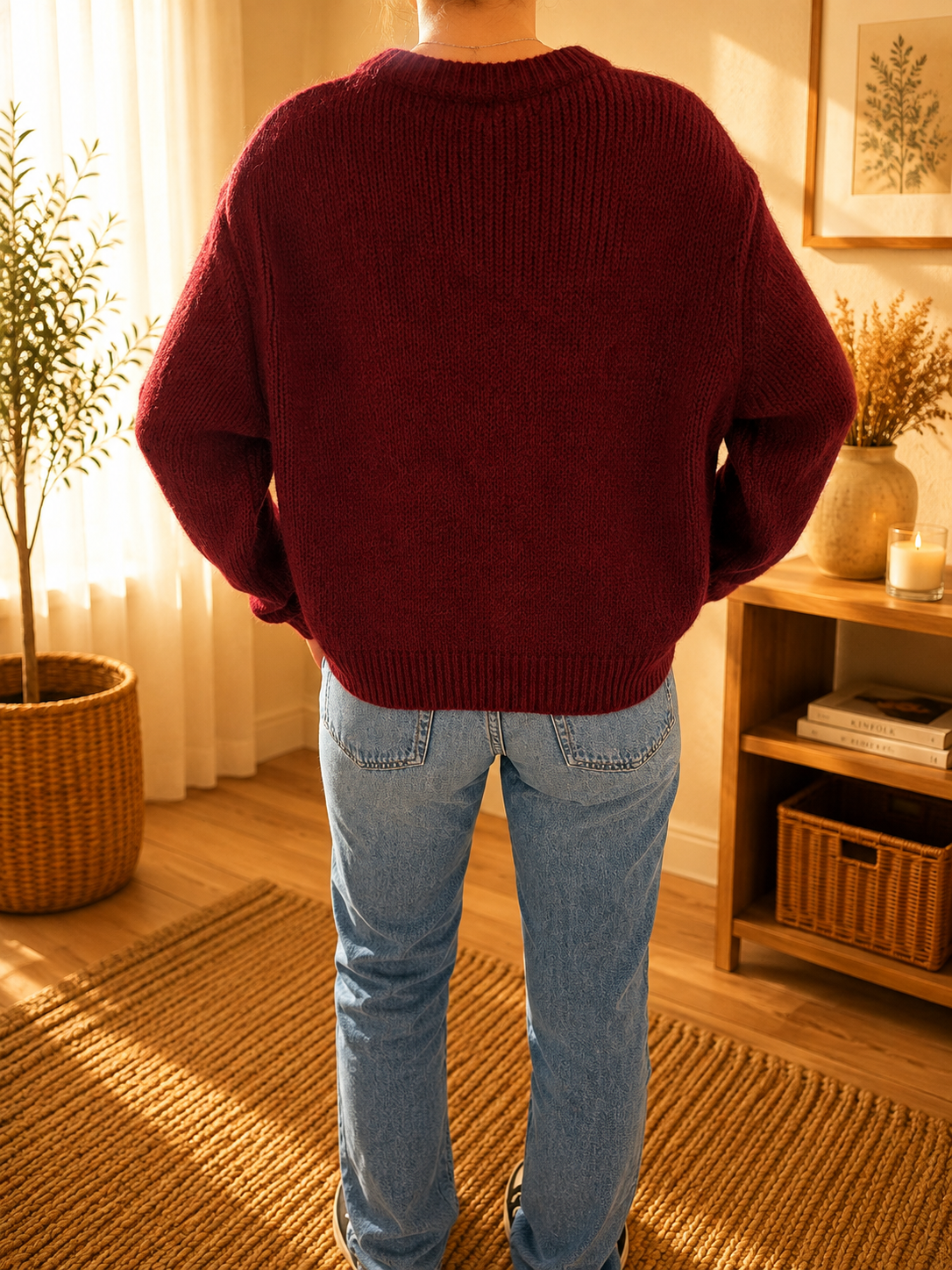 Gilet bordeaux
