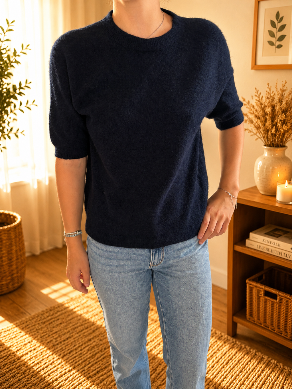 Pull bleu marine