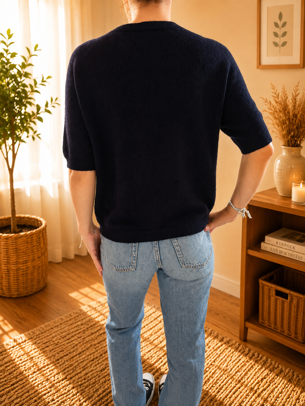 Pull bleu marine
