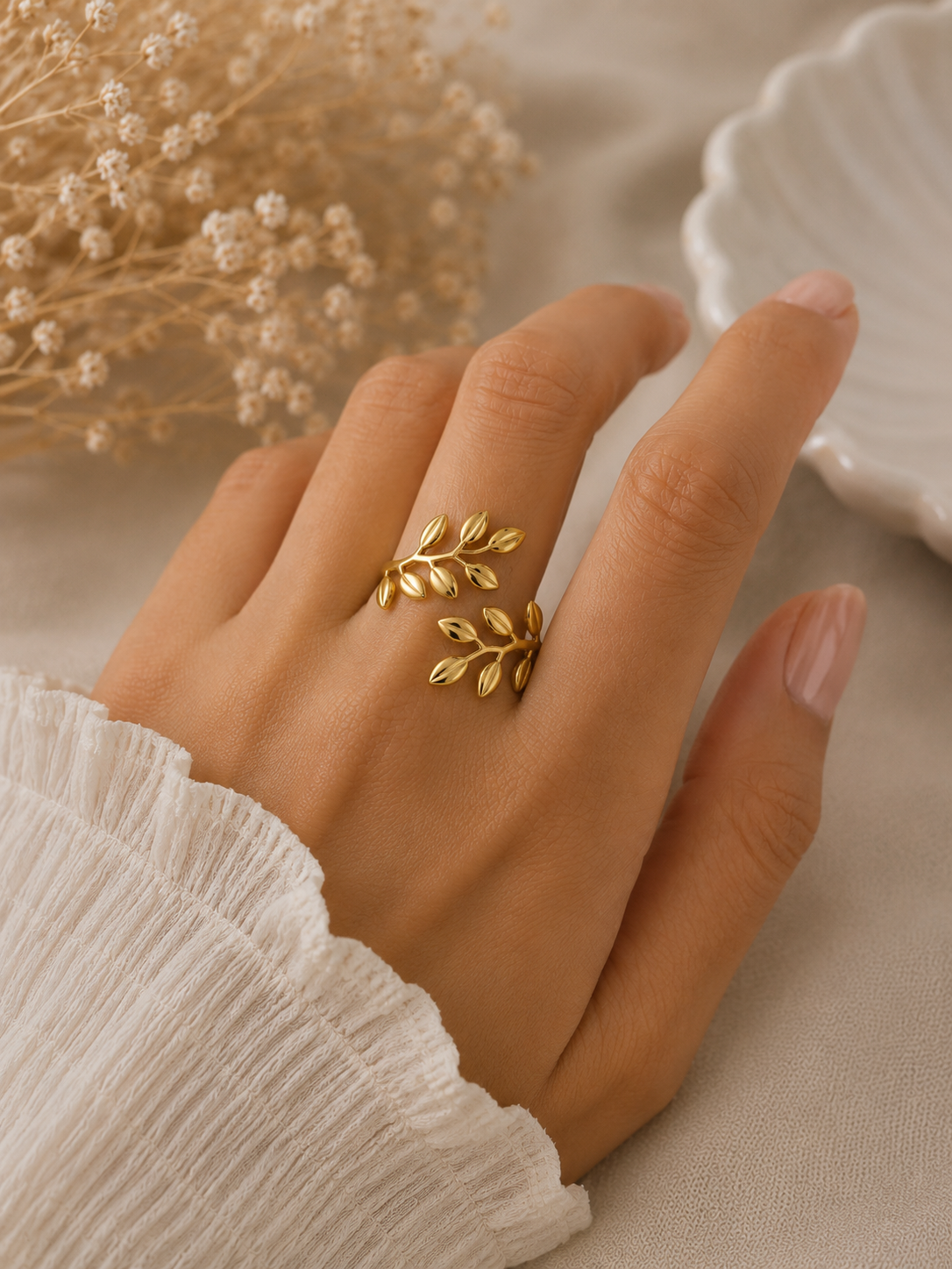 Bague fleurie