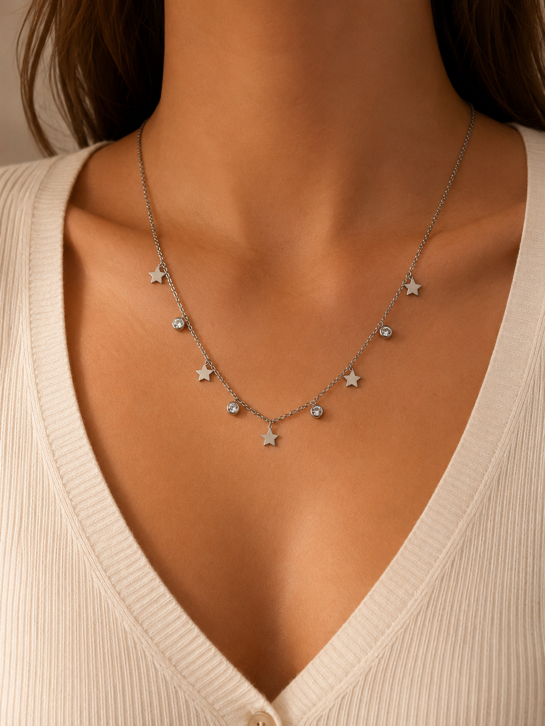 Collier étoiles